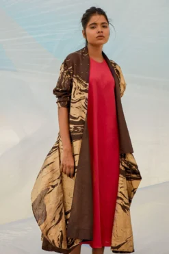 Bennch Red Flared Dress & Jacket Set -Cheap Wovencia Store 8323be4 4