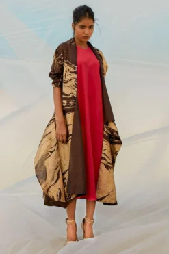 Bennch Red Flared Dress & Jacket Set -Cheap Wovencia Store 8323be4 5