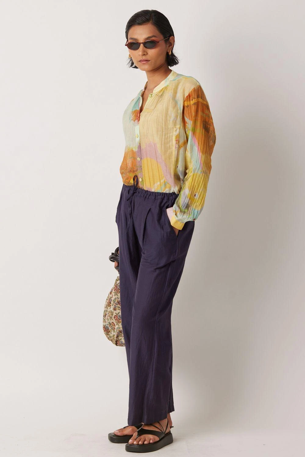 YAVI Labile Abstract Printed Top 2 YAVI Labile Abstract Printed Top - Image 2