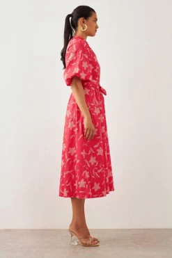 SNOB Rose Mosiac Printed Dress -Cheap Wovencia Store 91sn20 3