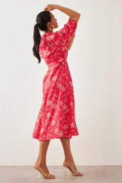 SNOB Rose Mosiac Printed Dress -Cheap Wovencia Store 91sn20 4