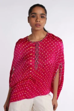 Twenty Nine Asymmetrical Round Cape Top