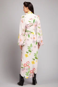 Gauri & Nainika Floral Wrap Dress -Cheap Wovencia Store gnd ss21 01 4