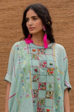 Sunira Designs Blue Kimono Style Dress -Cheap Wovencia Store j2210a 4