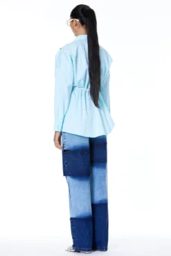 Kanika Goyal Label Crystal-embellished Shirt With A Tie-up Waist -Cheap Wovencia Store kgsc220914 3