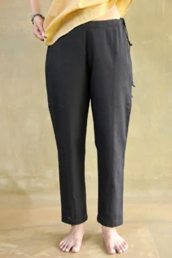 Kishmish Black Cigarette Pants