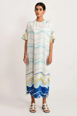 Rias Jaipur Handblock Printed Relaxed Dress
