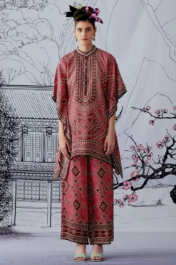 Rajdeep Ranawat Square Poncho With A Band Collar