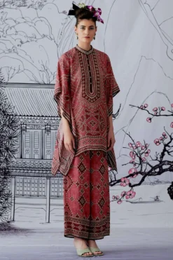 Rajdeep Ranawat Square Poncho With A Band Collar -Cheap Wovencia Store rr1082 3