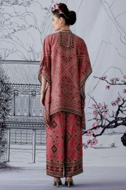 Rajdeep Ranawat Square Poncho With A Band Collar -Cheap Wovencia Store rr1082 6