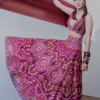 Siddhartha Bansal Magenta Embellished Lehenga