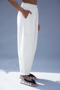 SWGT Voluminous Ivory Pants -Cheap Wovencia Store tr2 kh 3