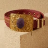 Tarun Tahiliani Accessories Amethyst Stone Buckle