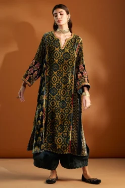 Sunira Designs Indigo Velvet Cowl Pants 7 Sunira Designs Indigo Velvet Cowl Pants -Cheap Wovencia Store v2108a 3