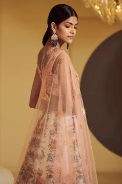 Varun Bahl Floral Printed Lehenga Set -Cheap Wovencia Store vbcw20lh 021 3