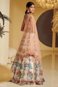 Varun Bahl Floral Printed Lehenga Set -Cheap Wovencia Store vbcw20lh 021 5
