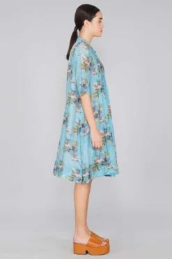 YAVI Chanderi Bloom Dress -Cheap Wovencia Store yc10d 22f 4