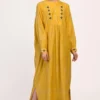 Ikai Corn Yellow Yoke Gathered Dress